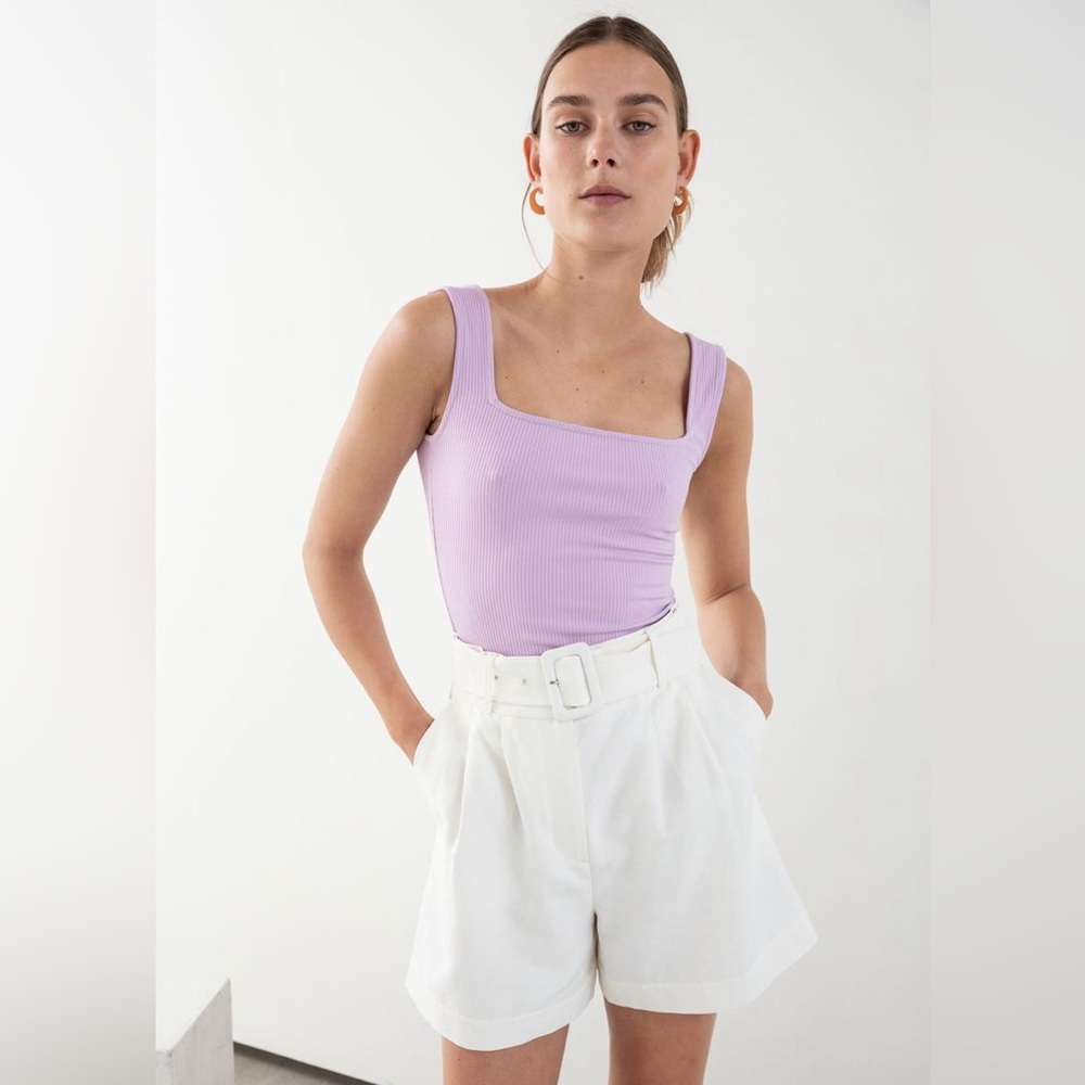 & OTHER STORIES Square Neck Bodysuit